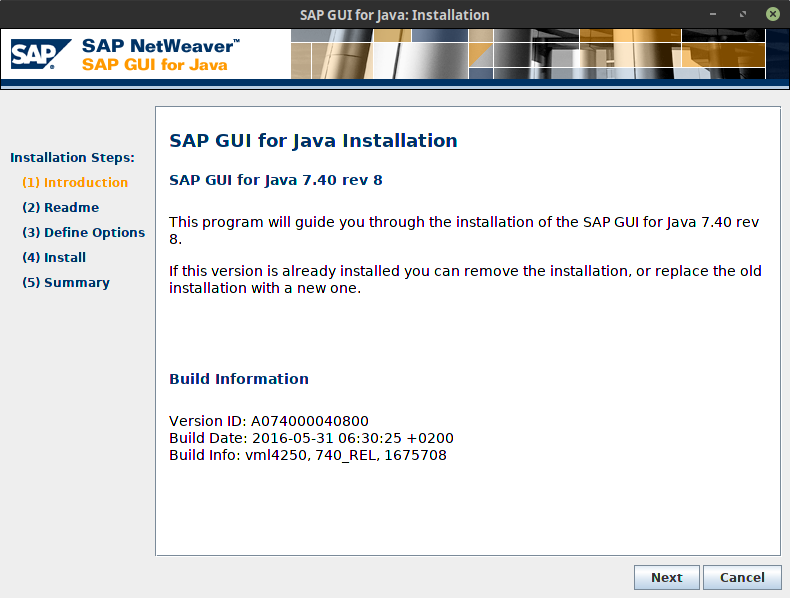 Installation guide sap gui 7 40 java for mac
